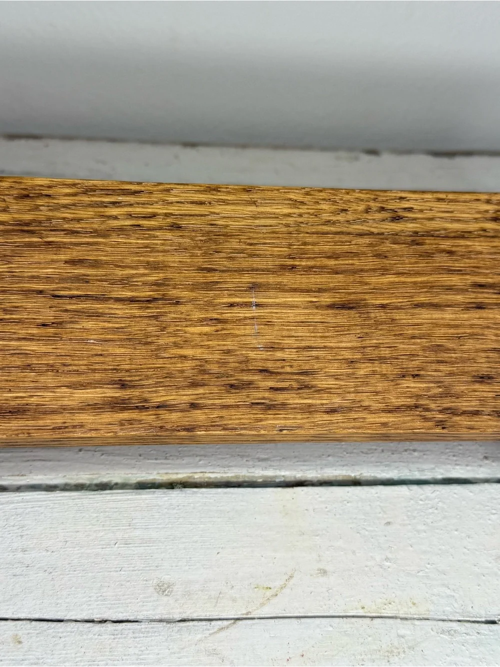 Vintage Solid Oak Shaker Wood Country Wall Mounted Shelf w/2 pegs, Cottagecore